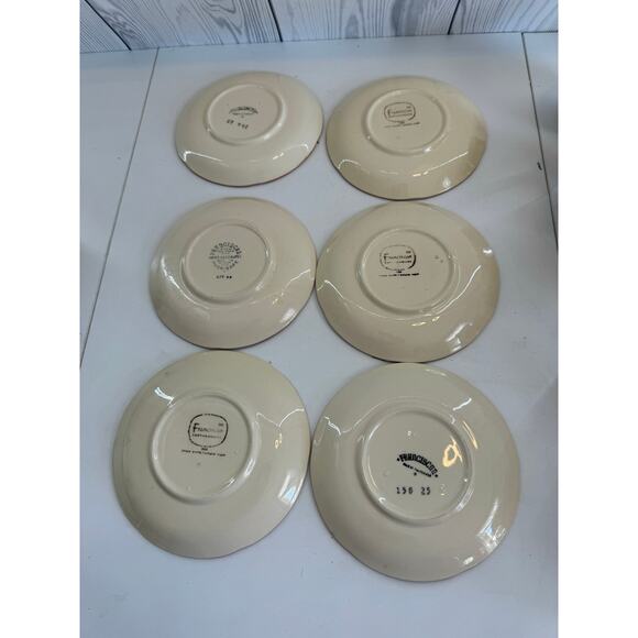 Vintage FRANCISCAN APPLE  Demi Cups and Saucers Lot Of 6 Vintage - Picture 3 of 12